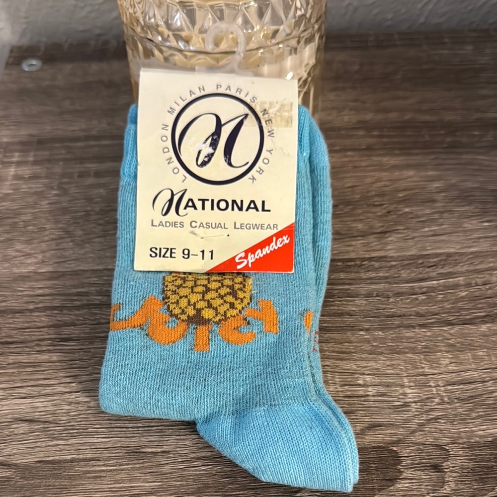Blue Pineapple Socks